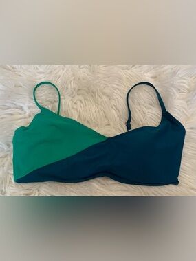 Summersalt The Marina Bikini Swimsuit Top Seaglass & Seaweed Size 8